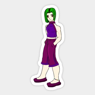 Makoto Toyota (purple wonder) Sticker